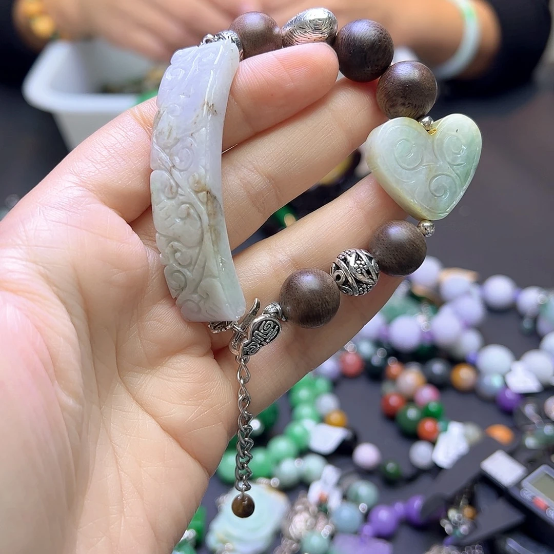 翡翠未镶嵌手链99