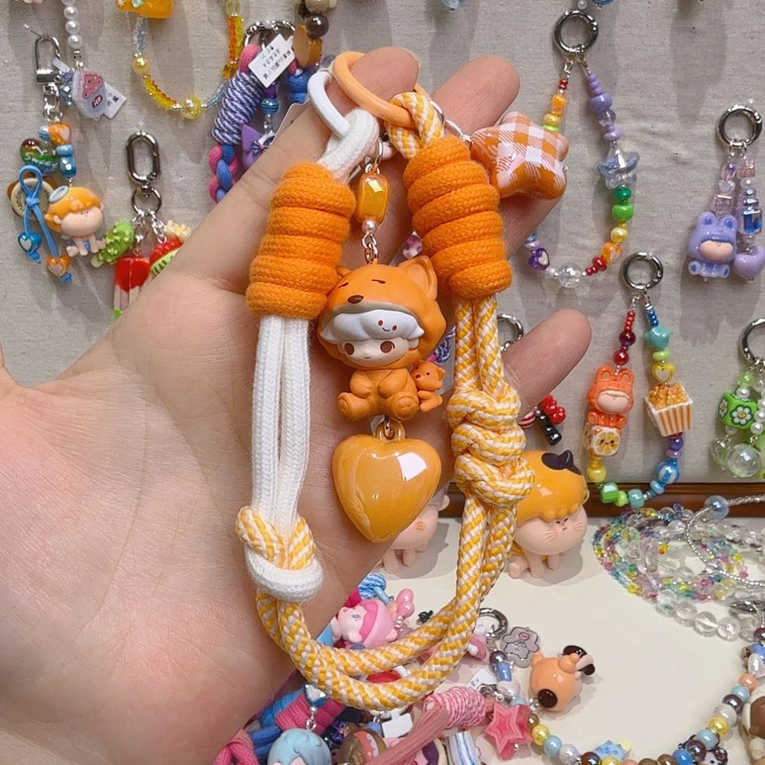 狐狸坐坐 手机链钥匙扣