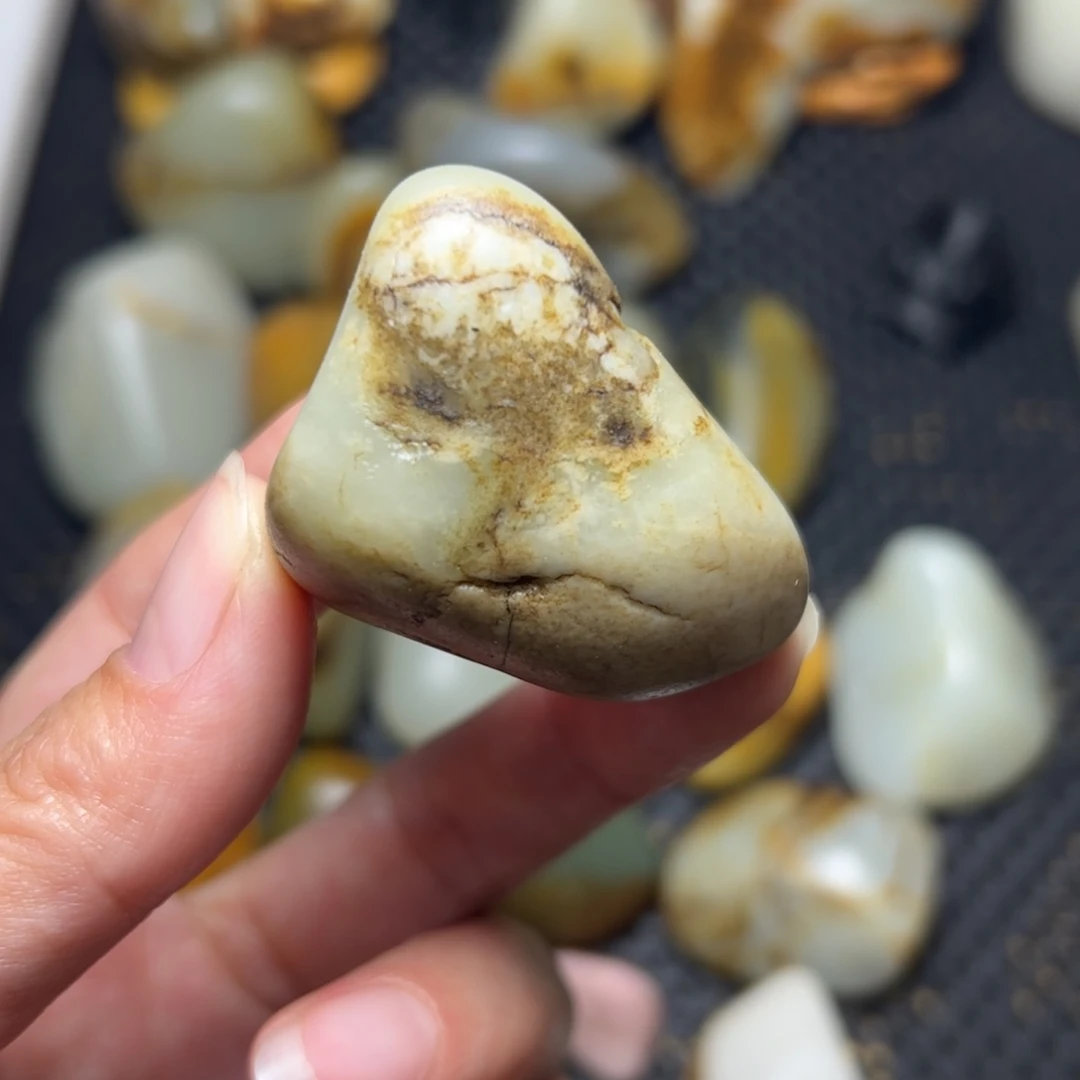 和田玉未镶嵌挂件50