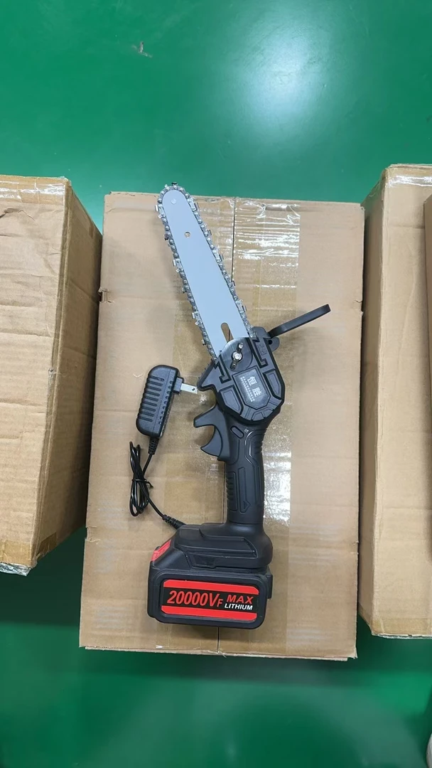 6寸电锯一电一充多功能户外锂电锯充电式伐木锯轻便