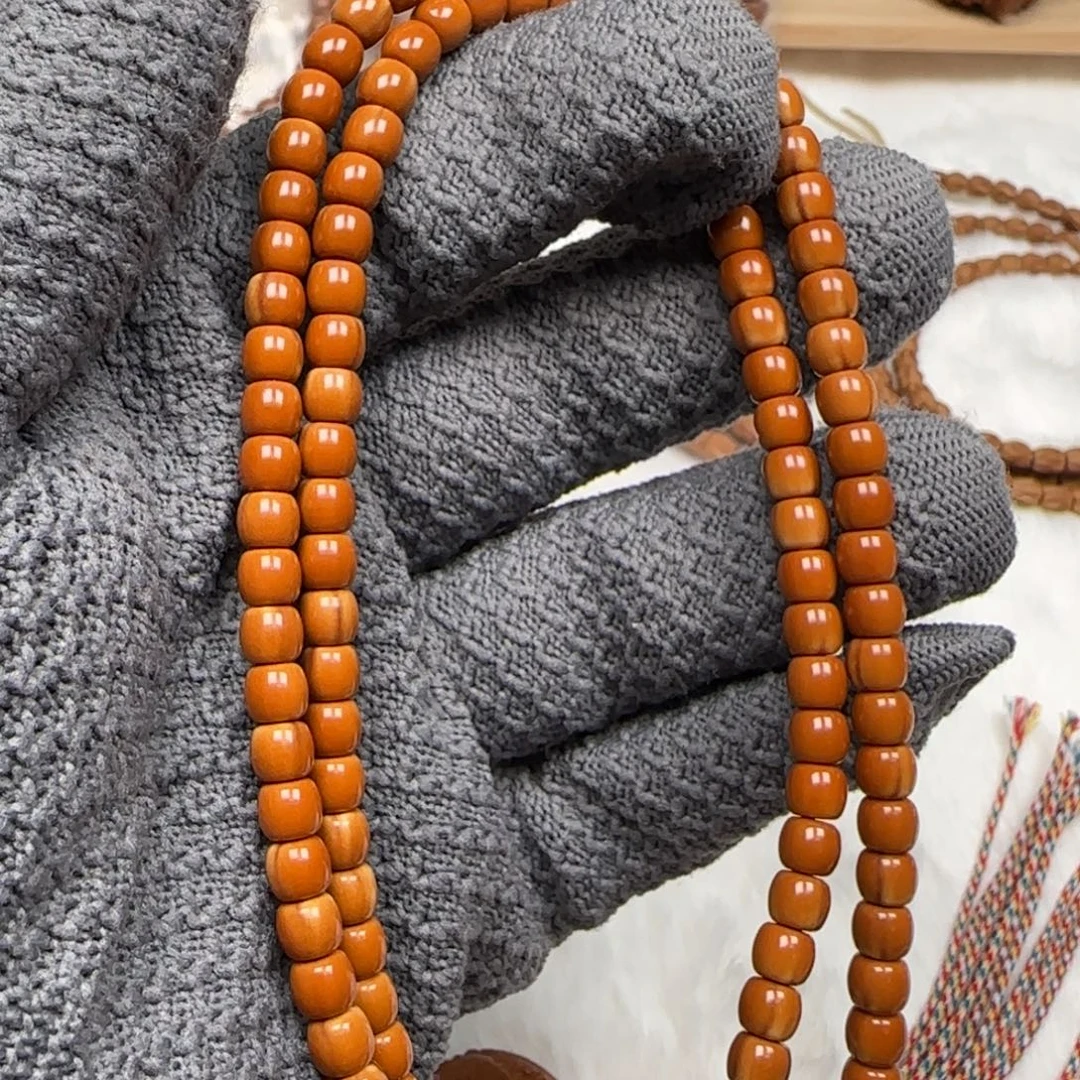 橄榄核手串老挝脖挂三花筋线5.8福利