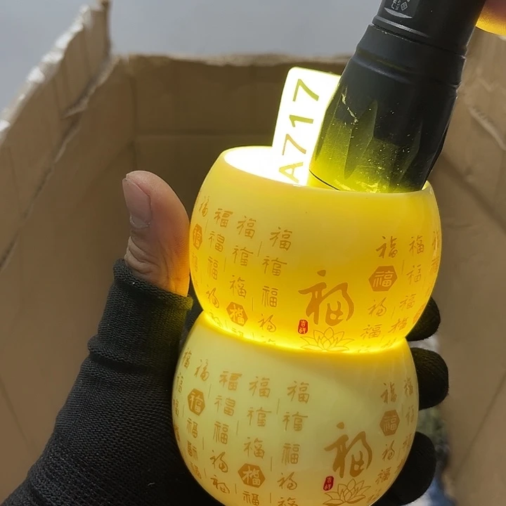 瓷片茶摆件工艺品摆件666