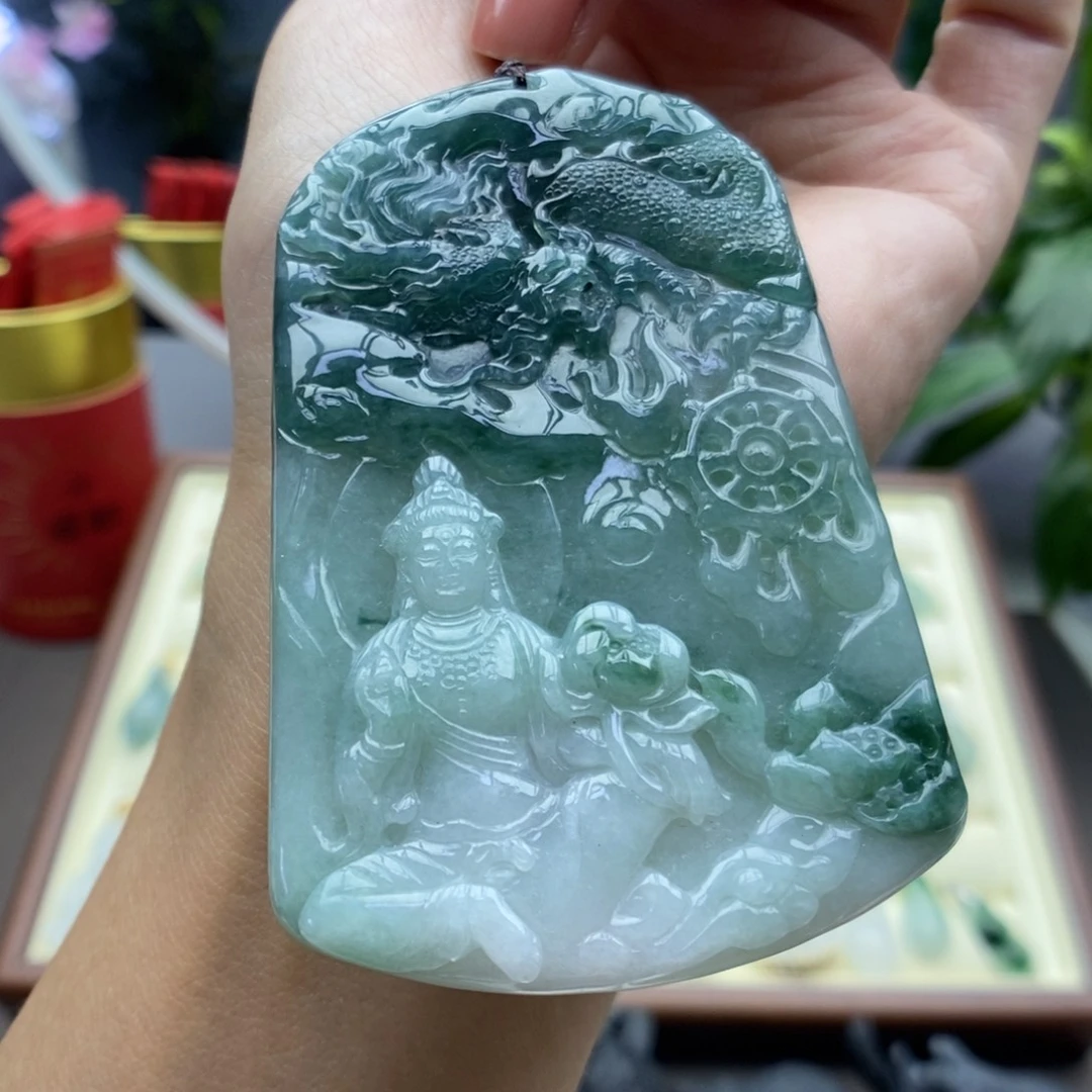 翡翠未镶嵌颈饰吊坠70
