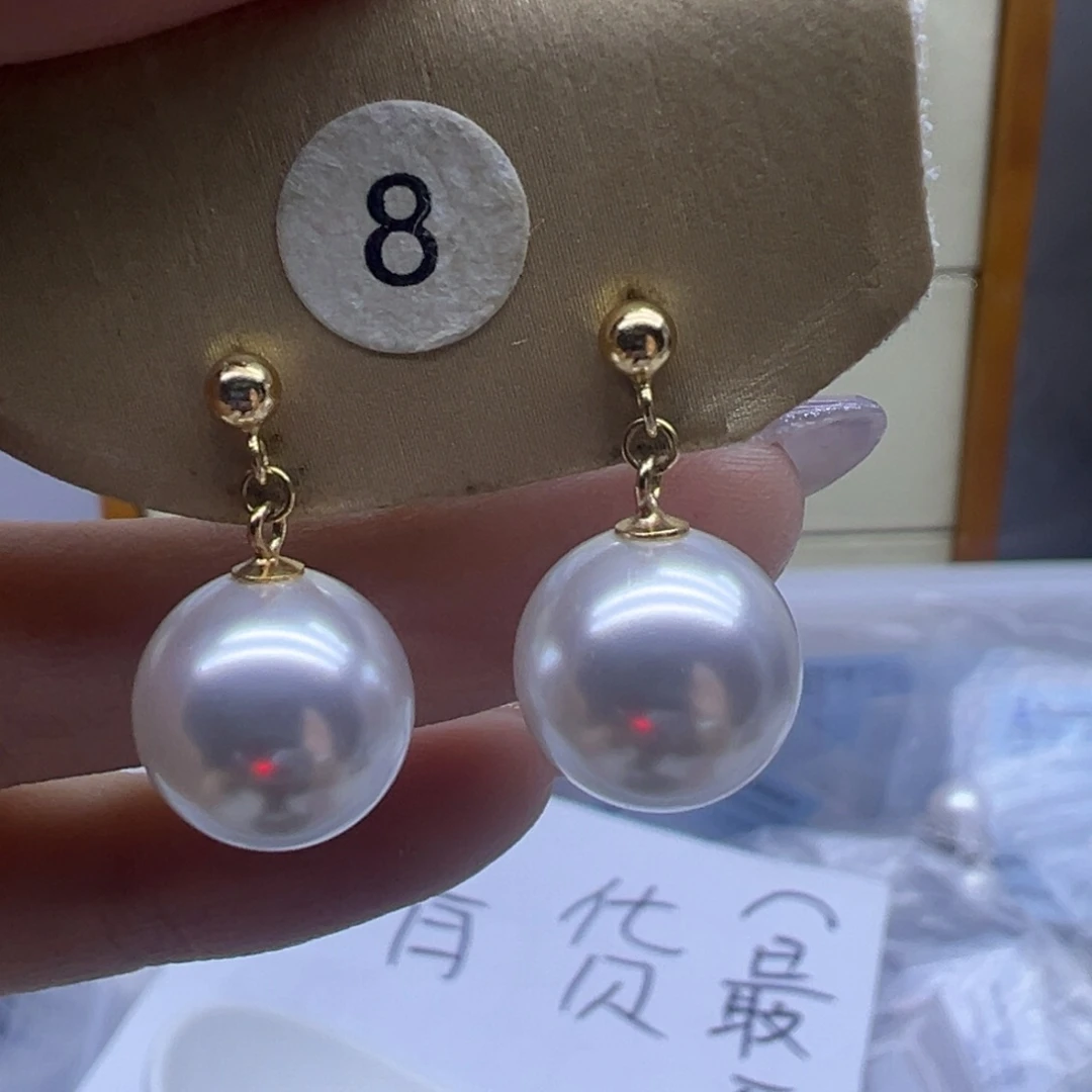 耳饰淡水珍珠银S925镶嵌