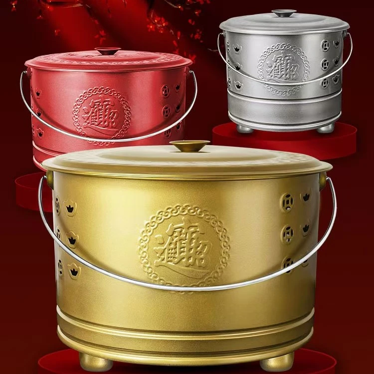 新款不锈钢精美烧纸桶烧宝桶耐高温家用室内室外无烟