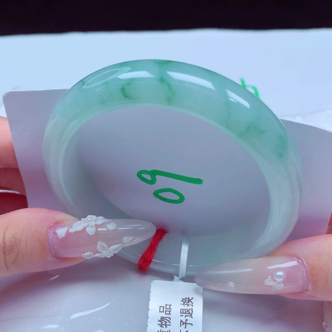 未镶嵌手镯翡翠天然缅甸翡翠A货手镯 09号