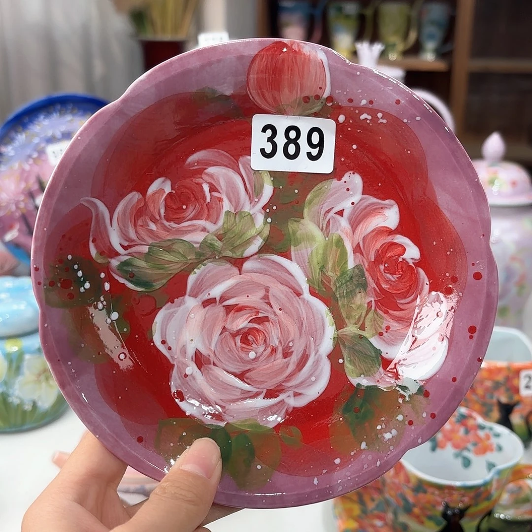 景德镇手绘高温釉下彩陶瓷茶具