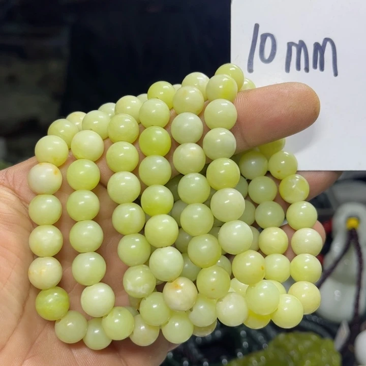 蛇纹石玉手串未镶嵌