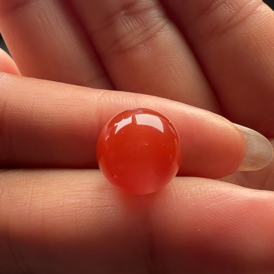 南红玛瑙未镶嵌圆珠11.6
