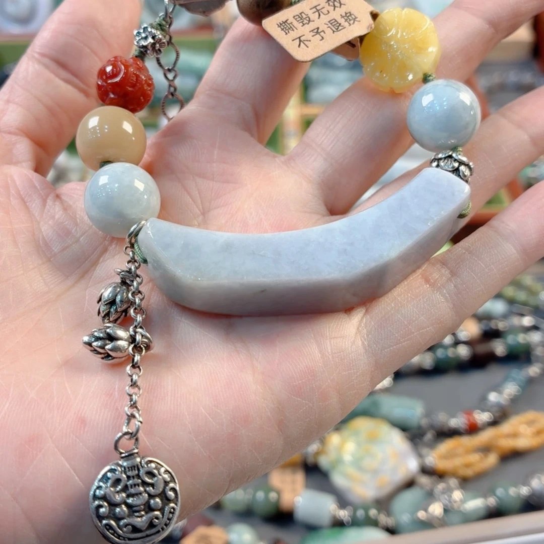 未镶嵌手链翡翠手串