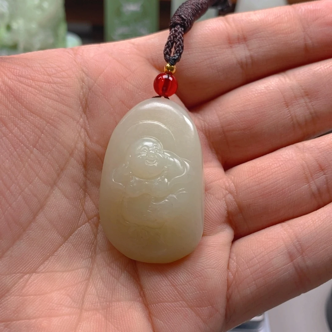 和田玉颈饰未镶嵌陈*洲