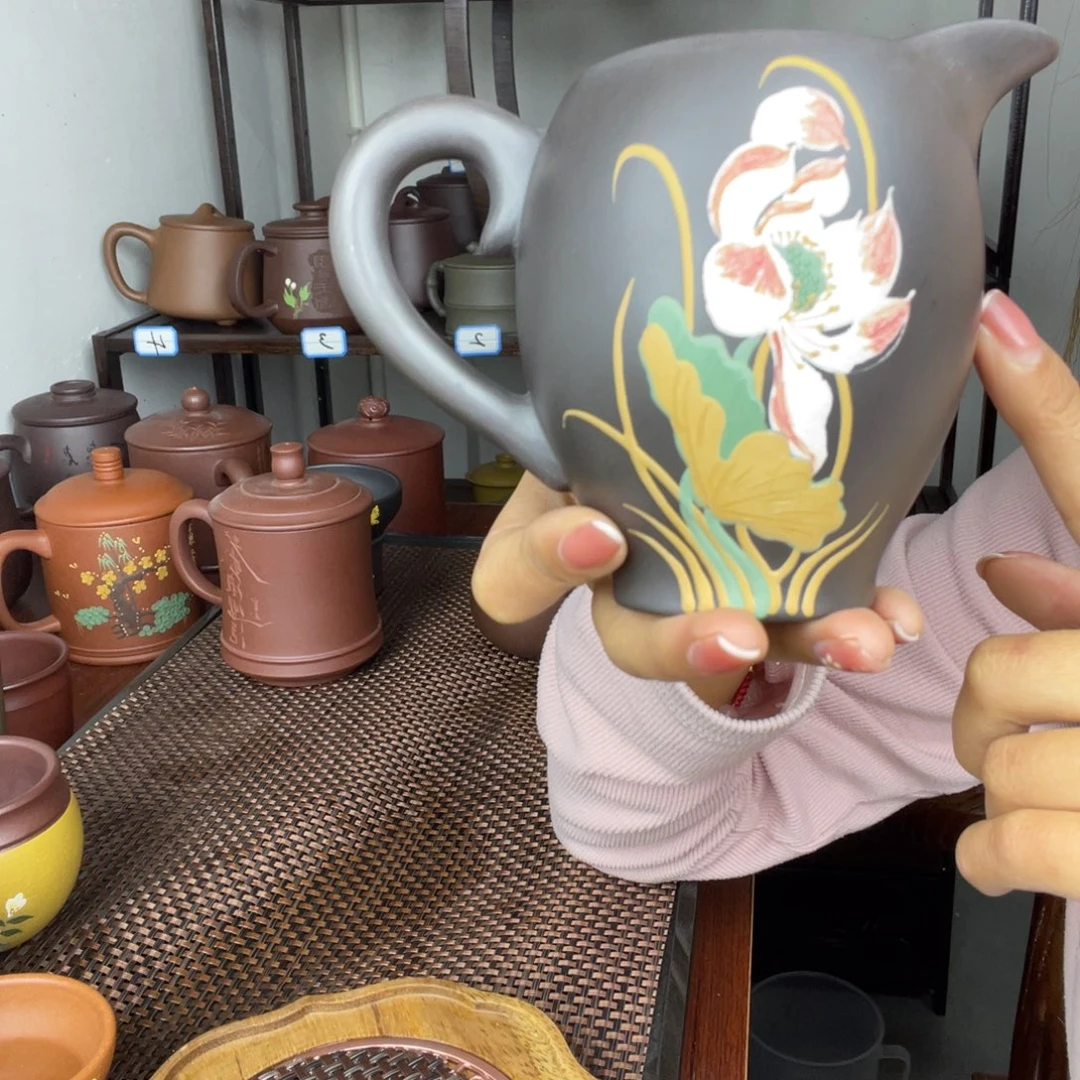 紫砂茶杯紫砂杯盖杯