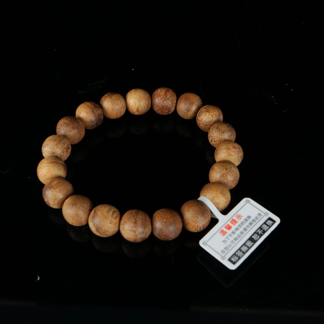 DY-B6636 印尼坤甸黄油土沉8分沉手串 1.1cm 8.22g