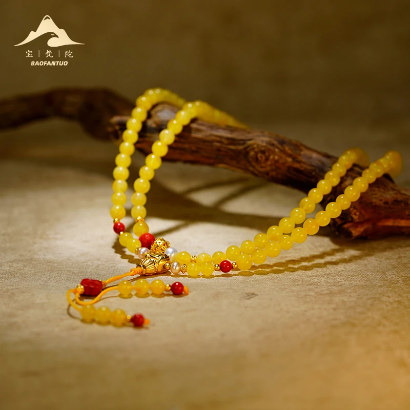 宝梵陀蜜蜡多圈【扣肉推荐】5436