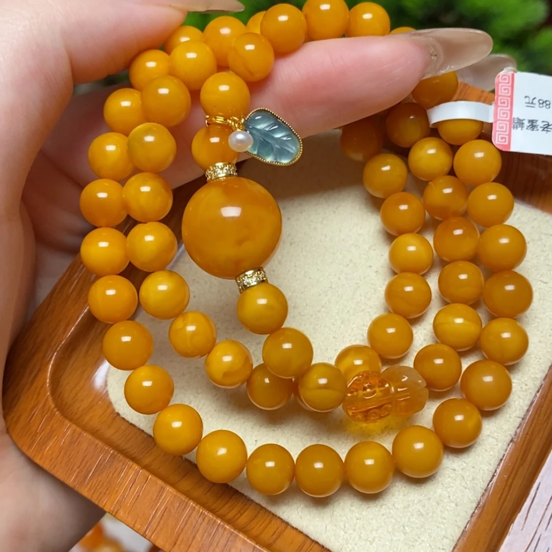 【闪购商品】未镶嵌蜜蜡手链手串