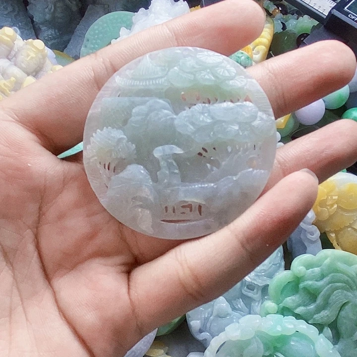 定制翡翠未镶嵌天然翡翠A货