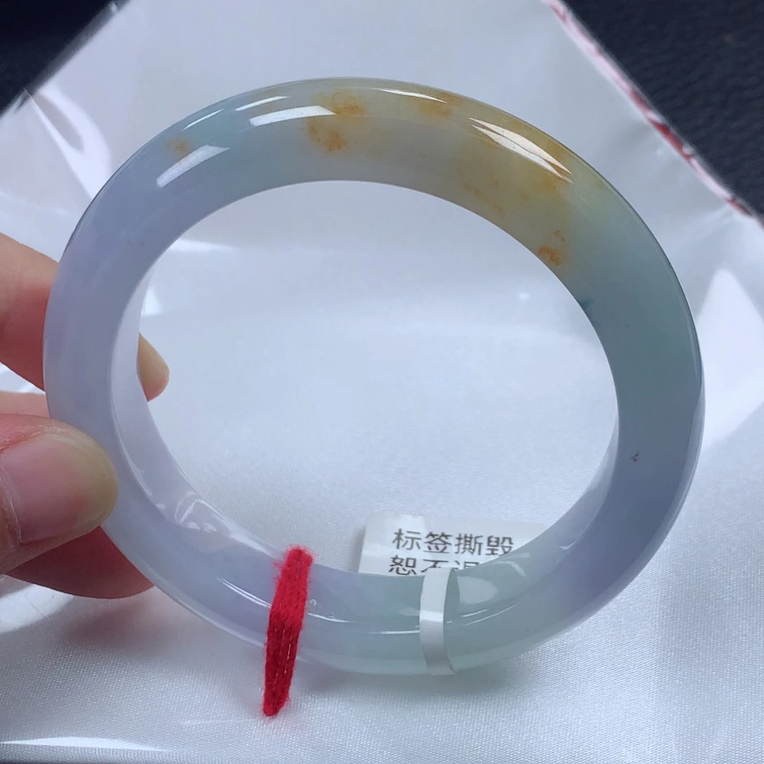 翡翠手镯未镶嵌缅甸天然翡翠手镯58圈口