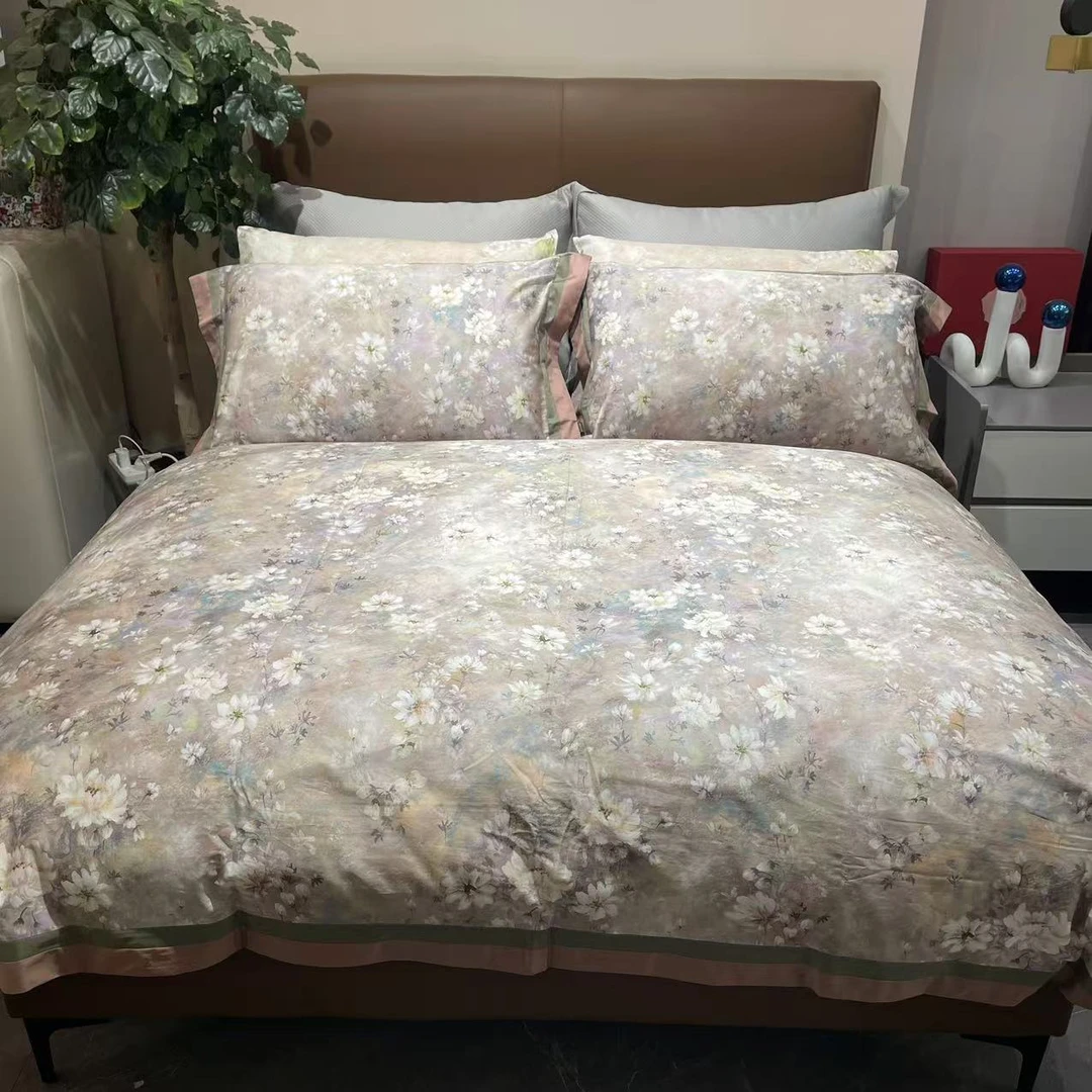 【MALGARI】佛罗伦萨-全棉长绒棉四件套-数码印花轻奢四件套