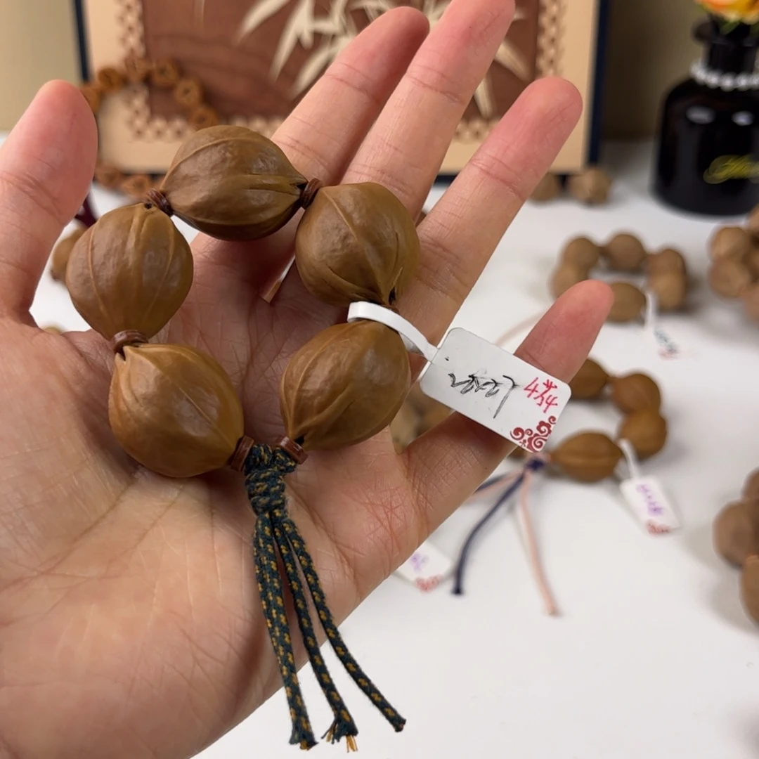 我***坨橄榄核手串原生态2227