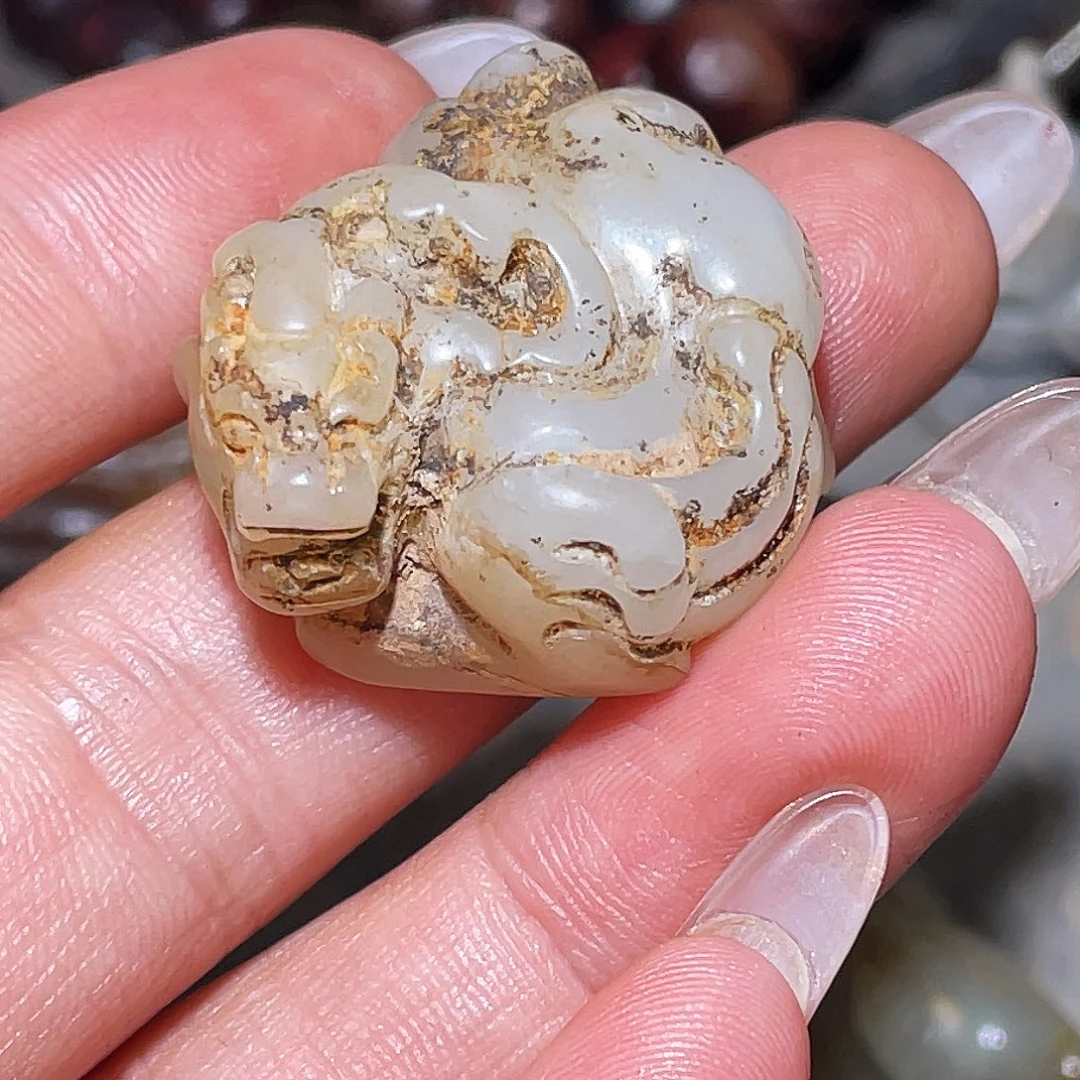 王***来和田玉（糖玉）未镶嵌挂件