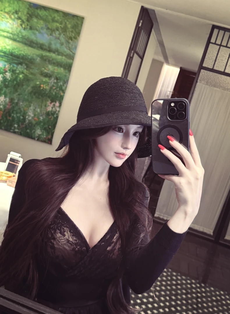 WW定制「暮夜之雾」显瘦夏季时尚重工法式收腰气质小众设计感连衣裙