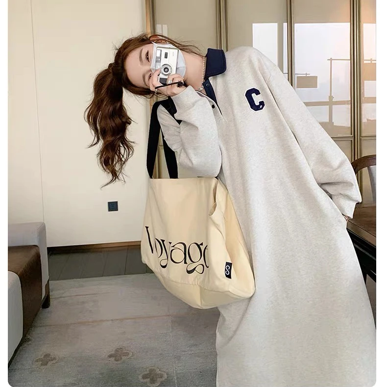 断码捡漏~~蜜桃奶贝 / 奶系拼色Polo领卫衣裙6359花契大码200斤