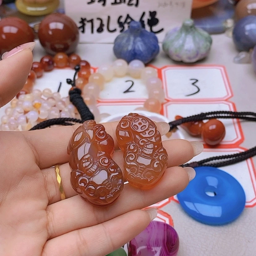 【闪购商品】未镶嵌玛瑙/玉髓珠宝半成品城****溪