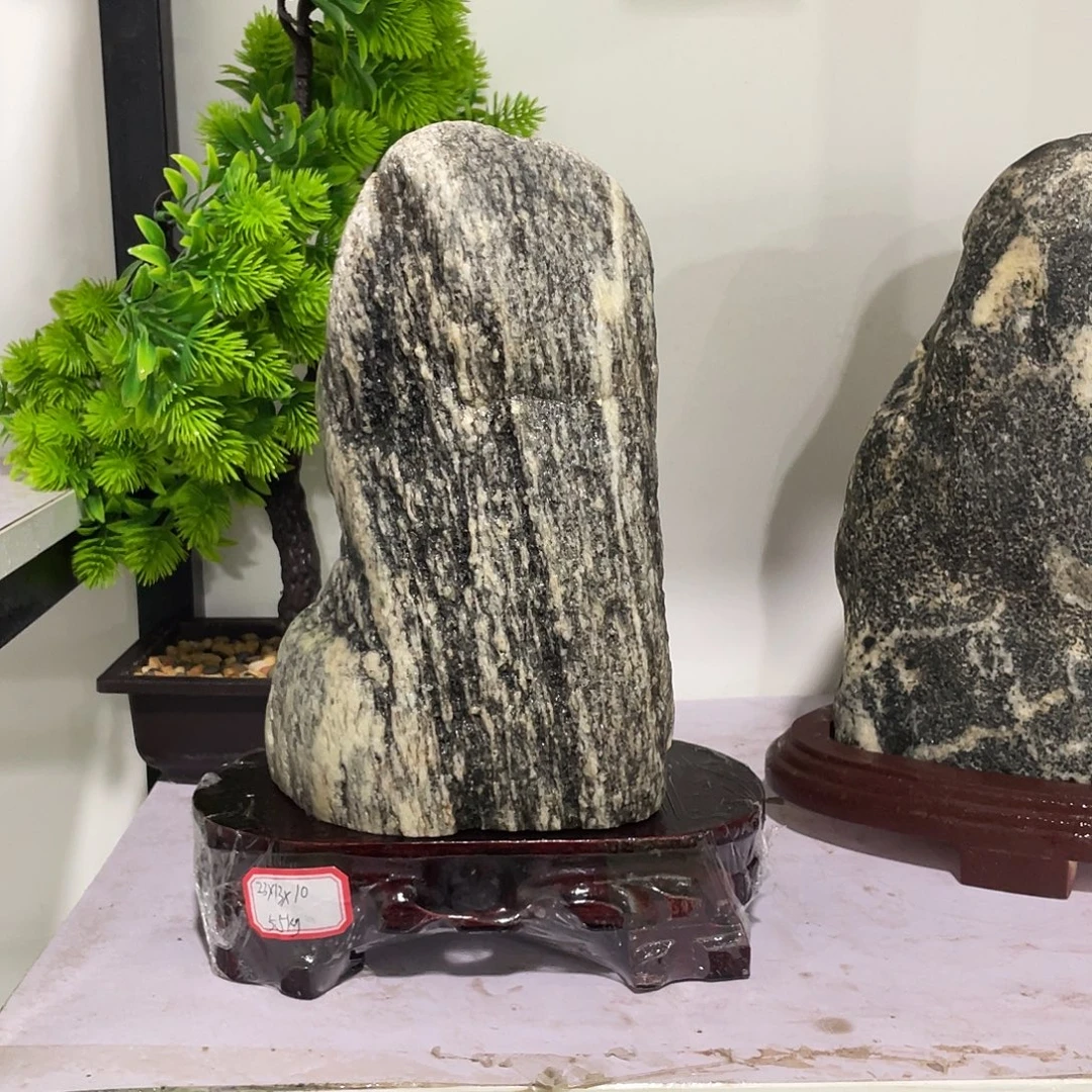 @***李石材靠山石摆件平安石