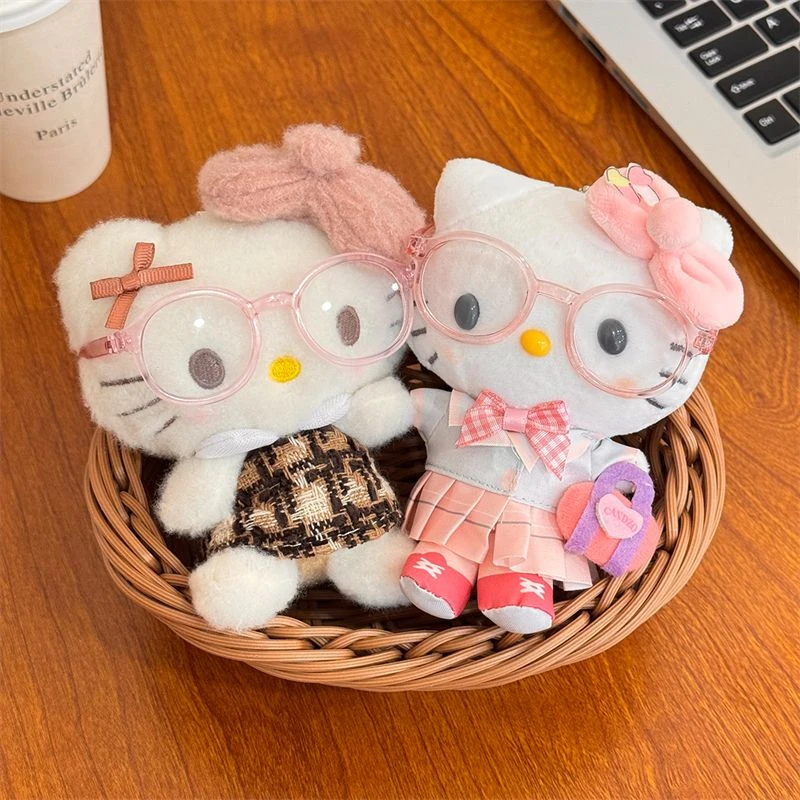 日系可爱kt包包挂件平成高校校服辣妹毛绒玩偶公仔挂饰礼物