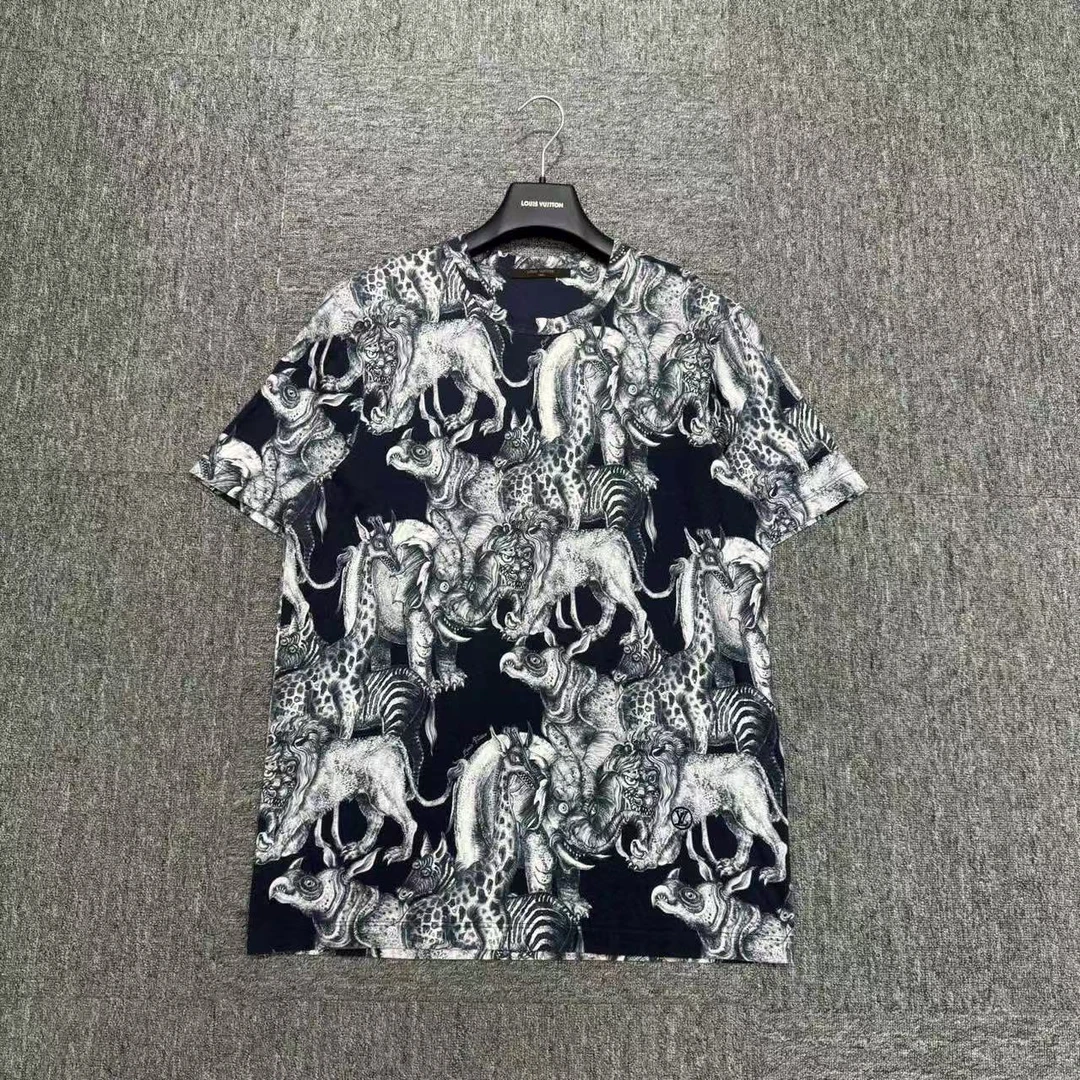 99新 LouisVuitton/路易威登  动物园短袖/L码/编码15192