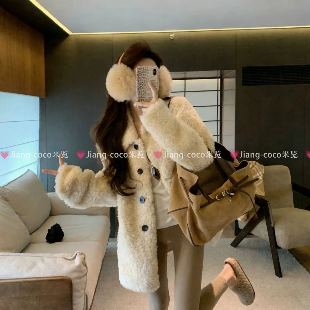 25新款100%绵羊毛保暖轻盈感冬日御寒神器翻领外套（只能干洗）-828