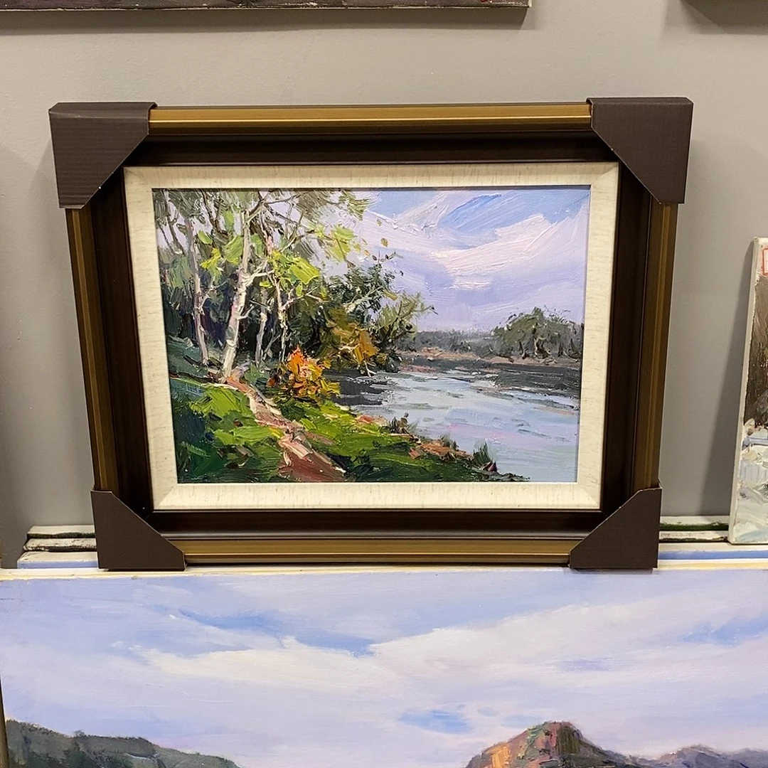 油画带外框画芯尺寸40x30cm