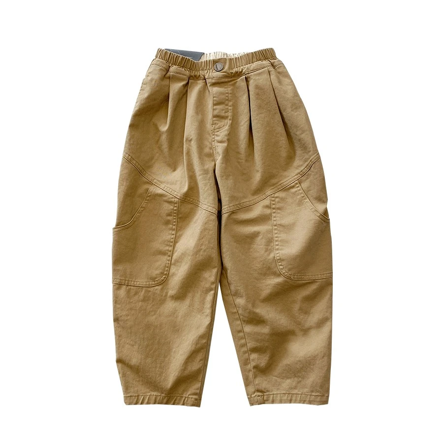 K4485男童裤子春装中大童工装裤洋气宝宝长裤儿童休闲老爹裤潮