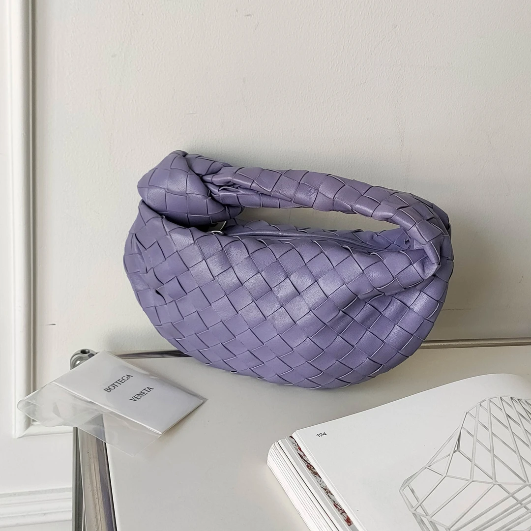95新 BOTTEGA VENETA/葆蝶家 薰衣草紫Jodie mini二代手提包40074