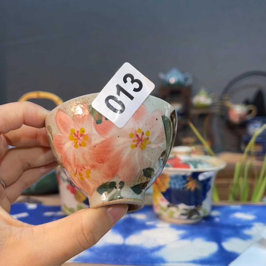 杯素浅陶瓷手工手绘
