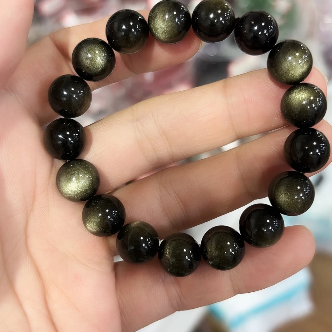 未镶嵌手串水晶金耀石卡12