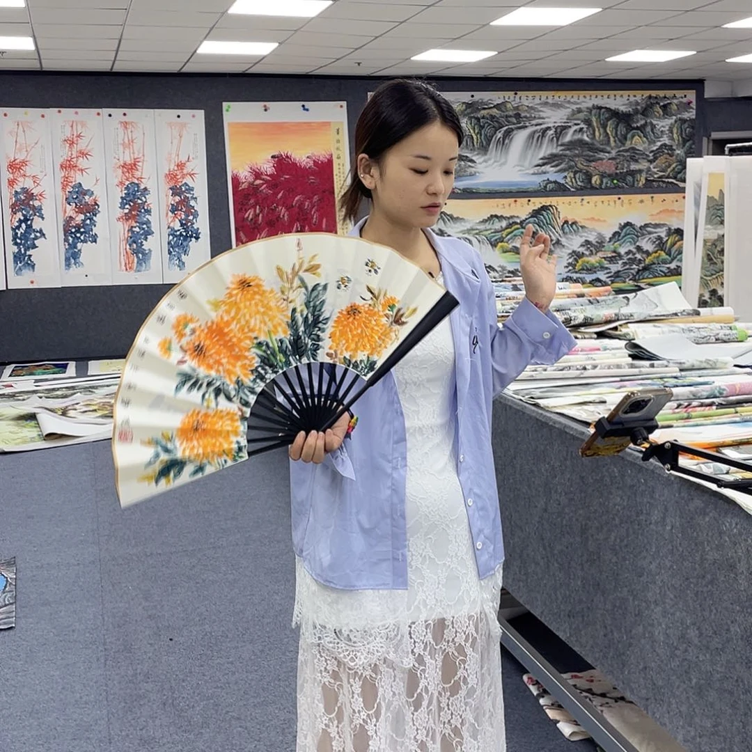 国画作品小姐姐放漏…