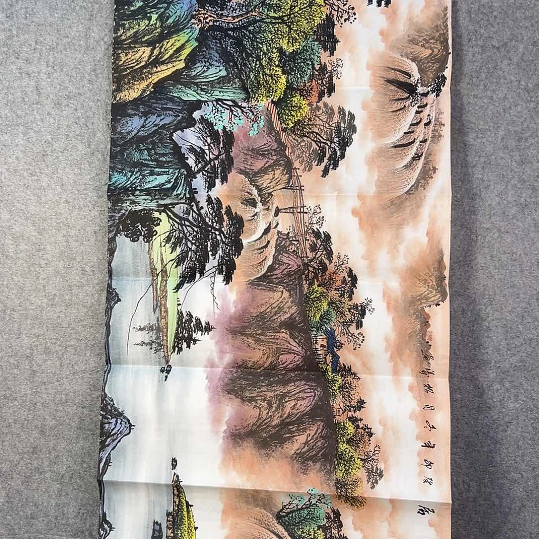 国画353 花鸟在此鸣叫时还要一