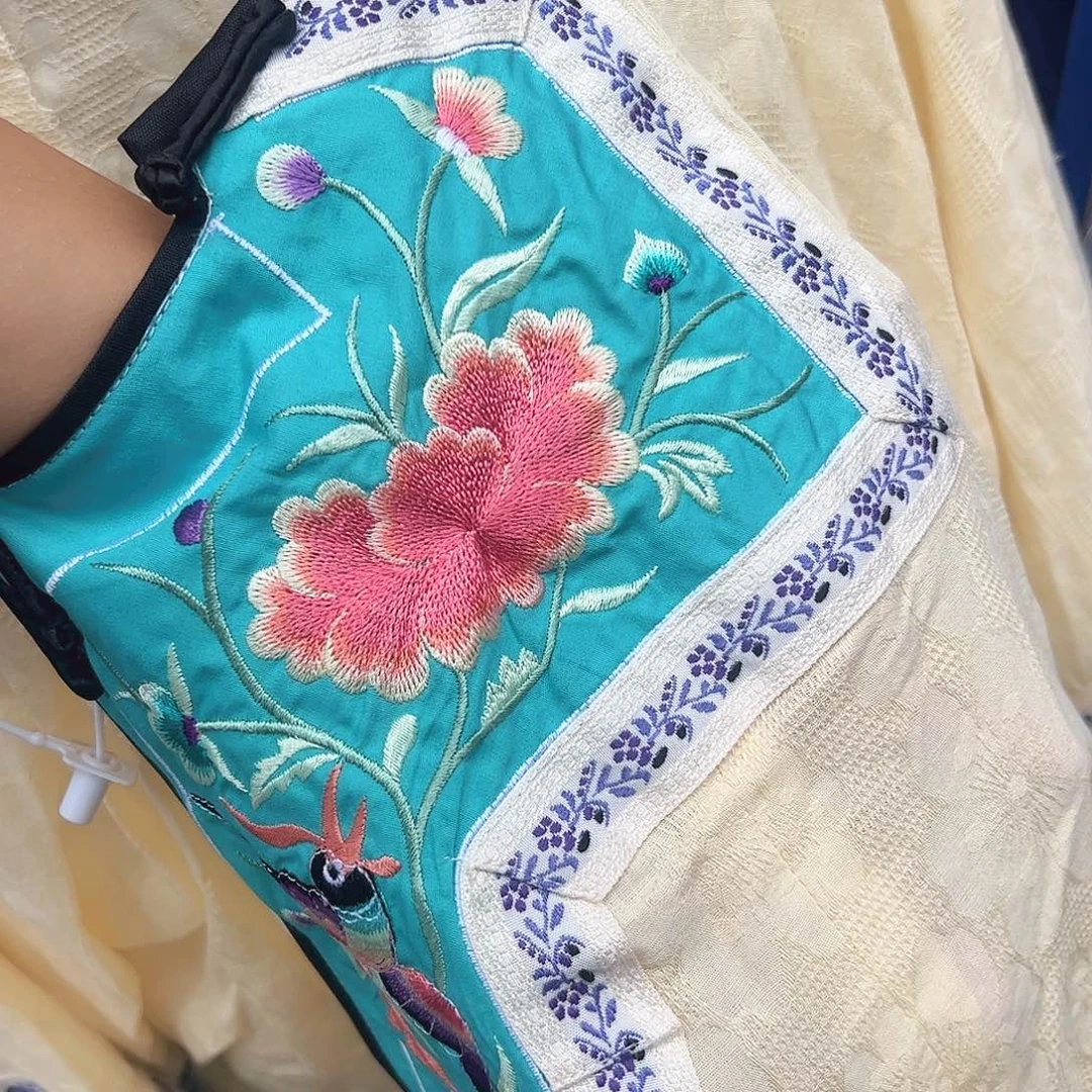 湘西苗族刺绣大花处理