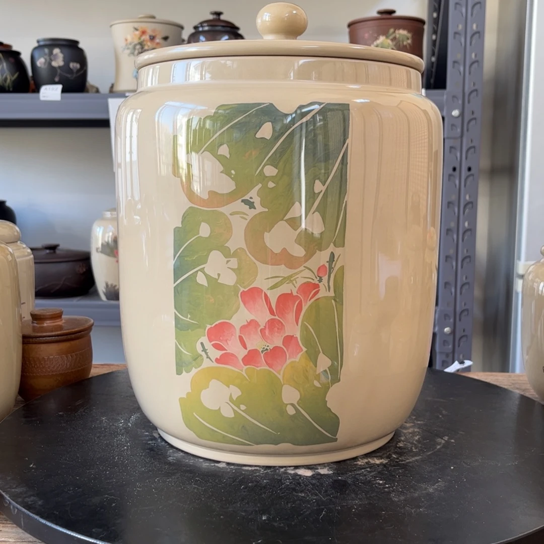 白泥水亮光存茶罐醒茶罐