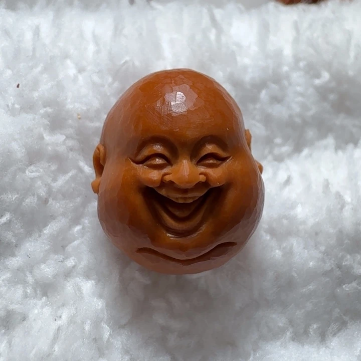 橄榄核手串/手链橄榄核雕笑佛头