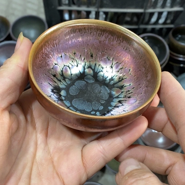郭****茶盏建阳建盏微瑕油滴