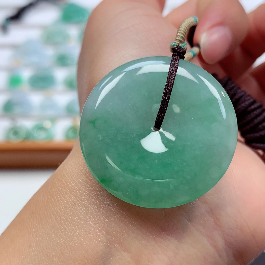 翡翠未镶嵌吊坠(不含链)34.8-6