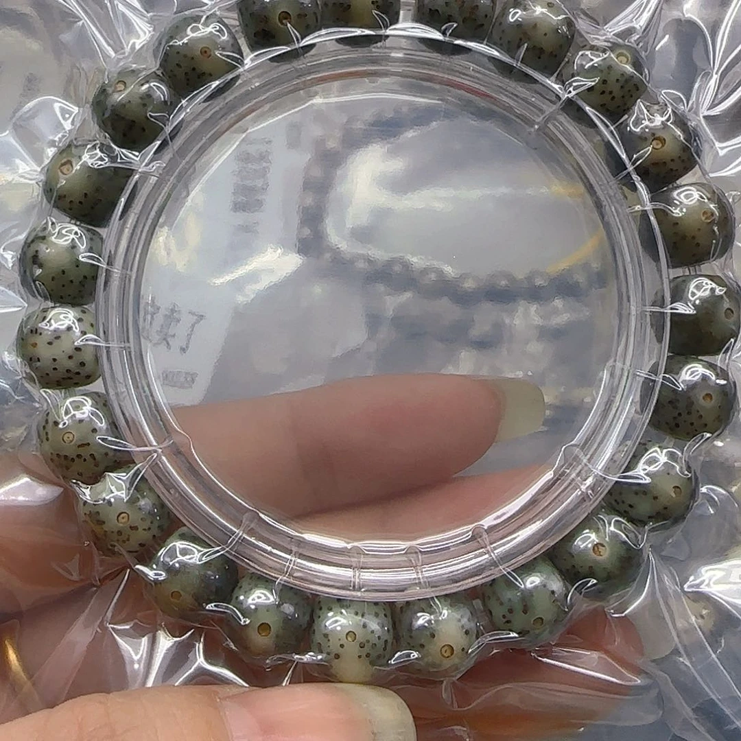 星月菩提手串236哈哈黑星月菩提1.0桶单圈