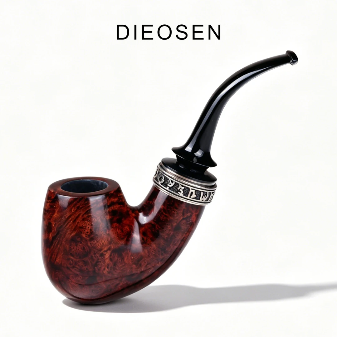进口石楠木 大空腔福尔摩斯转经轮 硫化橡胶斗嘴 光面/喷砂工艺