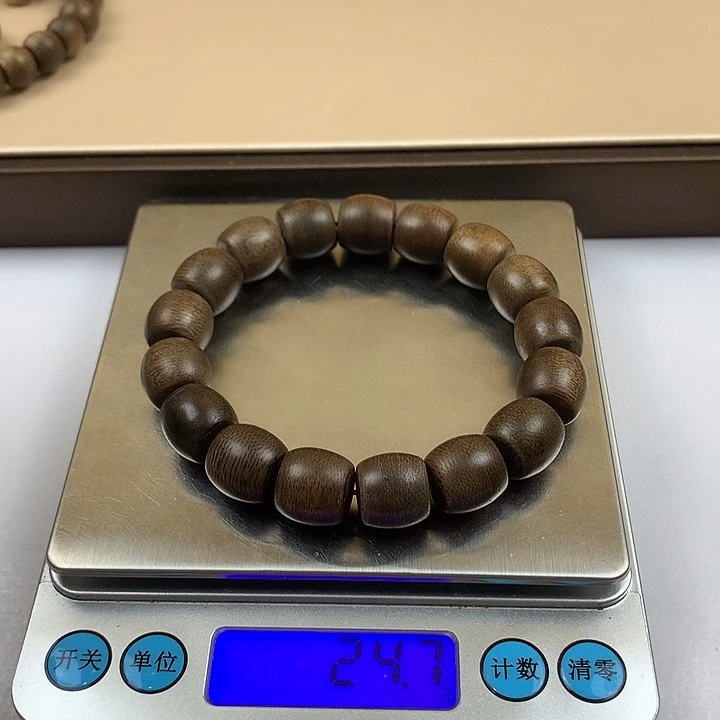 明***沉香手串芽庄红土沉香
