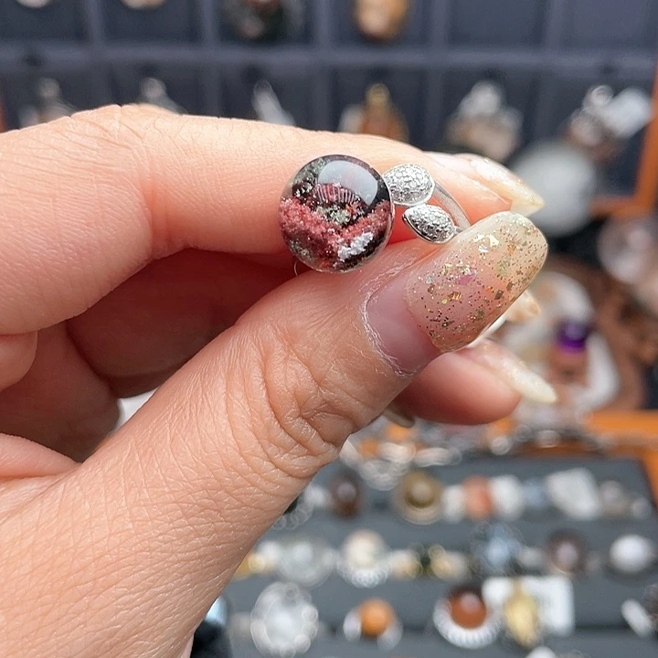 水晶戒指银S925镶嵌11111111