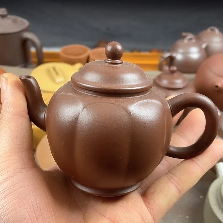 紫砂茶壶处理一把