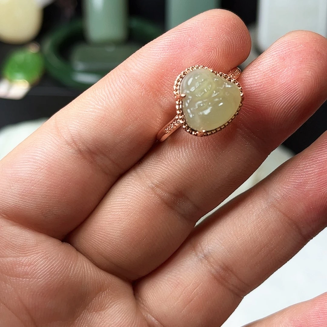 和田玉未镶嵌吊坠(不含链)4