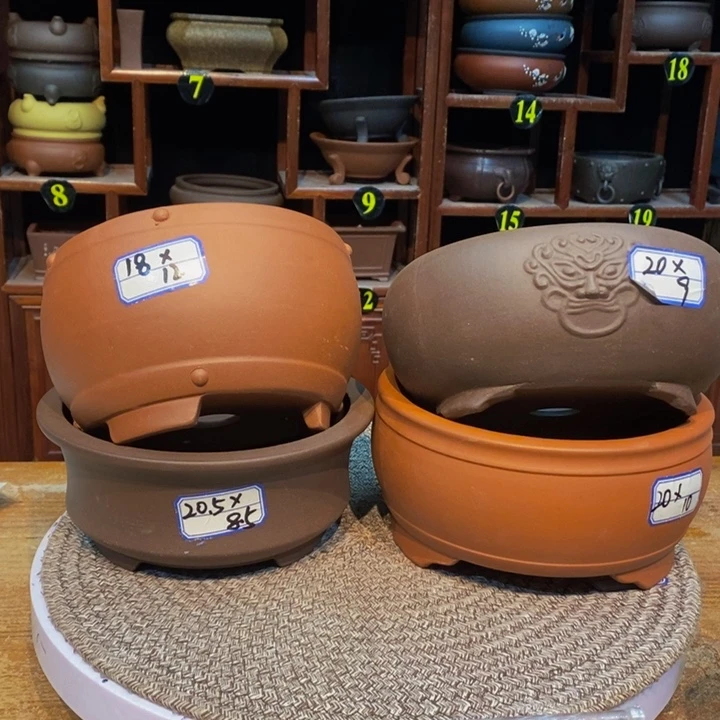 紫砂花盆紫砂花盆